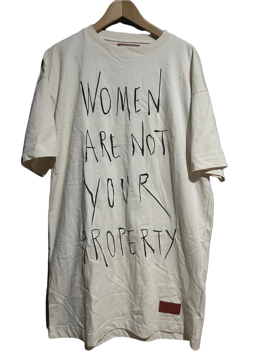 CHNGE Women Are Not Your Property Graphic Tee - Size M/L